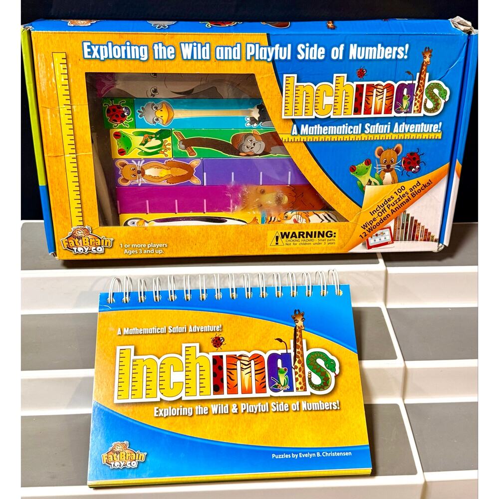 Fat Brain Toys Inchimals animals measurement add subtract learning